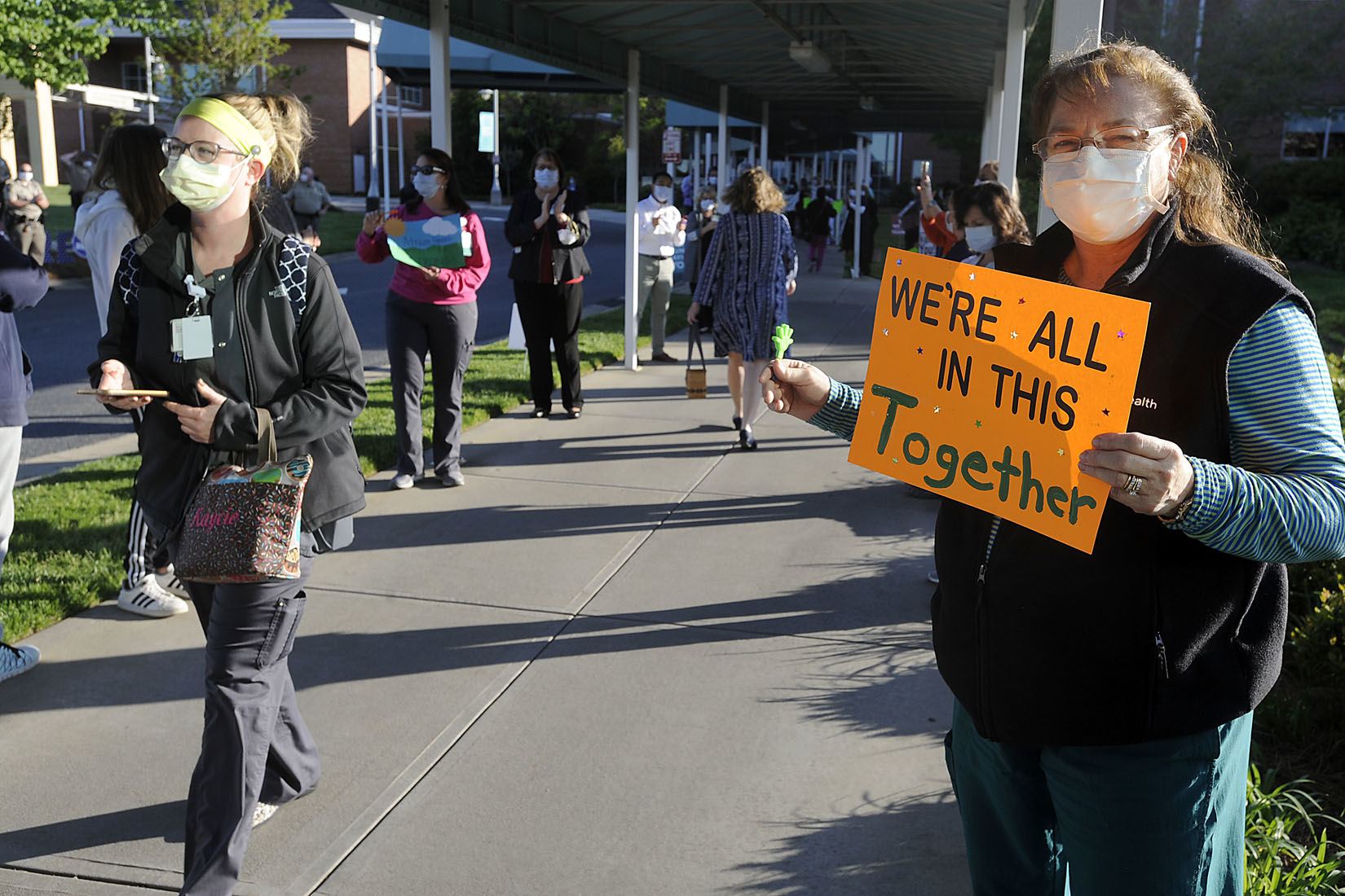 First Responders Salute Atrium Health Workers